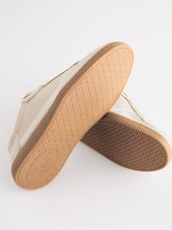 MUCHU8649 Natural Lace-Up Trainers - Image 10