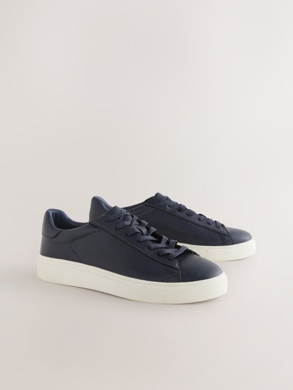 MUCHU8642 Navy Minimal Trainers