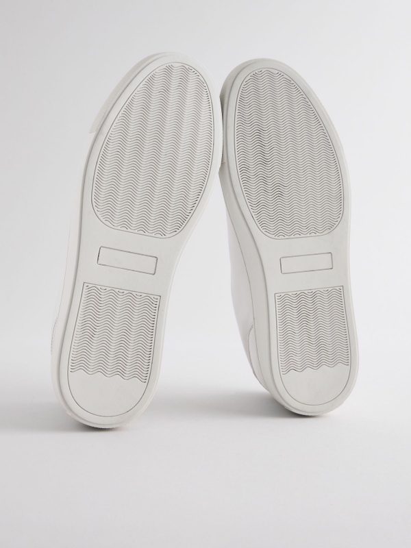 MUCHU8643 White Leather Trainers - Image 6