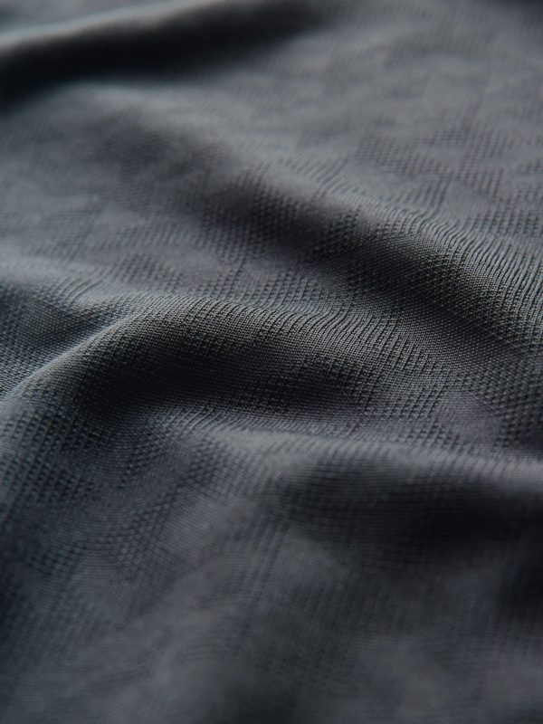 MUCHU8678 Slate Grey Active Jacquard T-Shirt - Image 10
