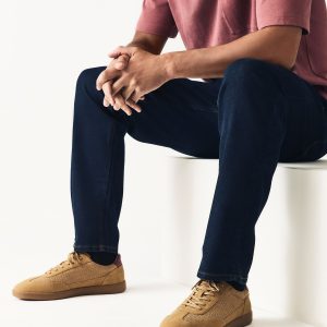 MUCHU8644 Tan Brown Casual Knitted Trainers