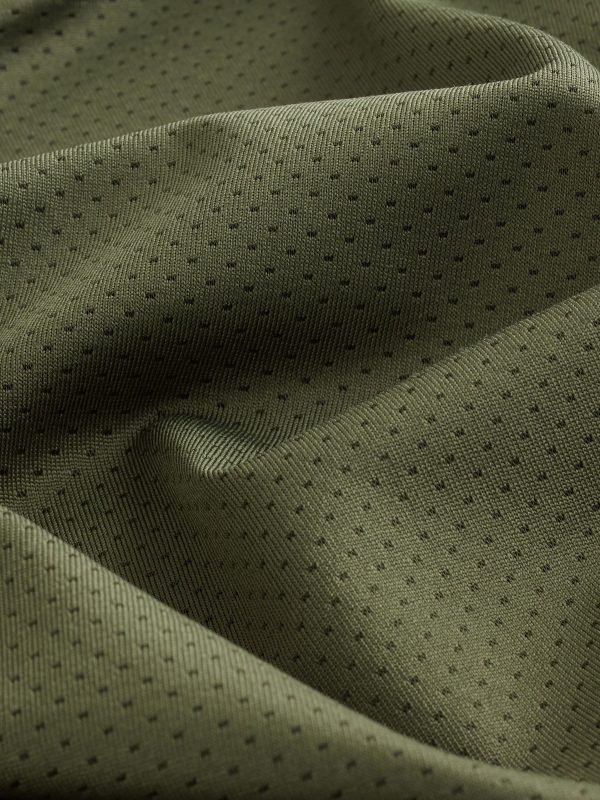 MUCHU8677 Khaki Green Active T-Shirt with Contrast Back Panel - Image 11