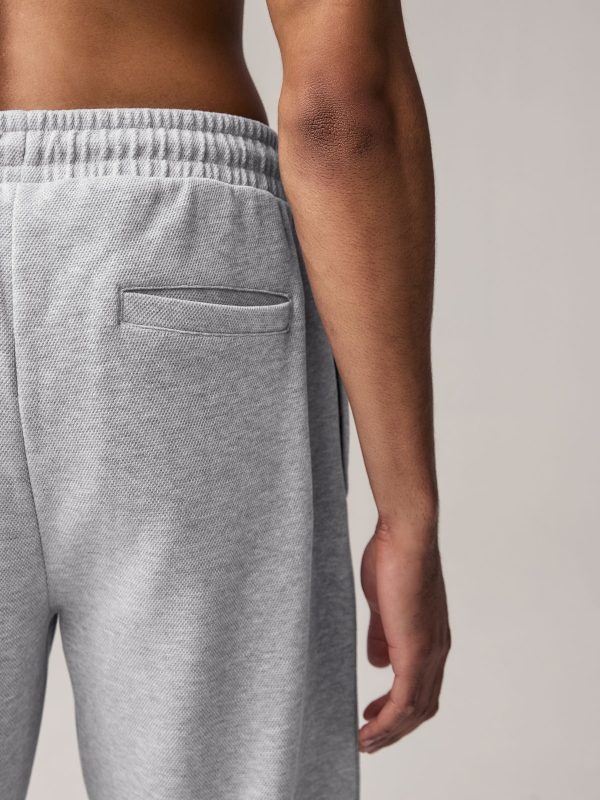 MUCHU8682 Grey Smart Textured Joggers - Image 5